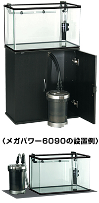 送料無料　ＧＥＸ　メガパワー　９０１２　90~120cm水槽対応・外部式パワーフィルター