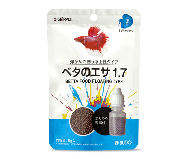 スドー ベタのエサ1 7 5g エサやり容器付 熱帯魚 水槽 飼育セットの通販なら トロピカルワールド