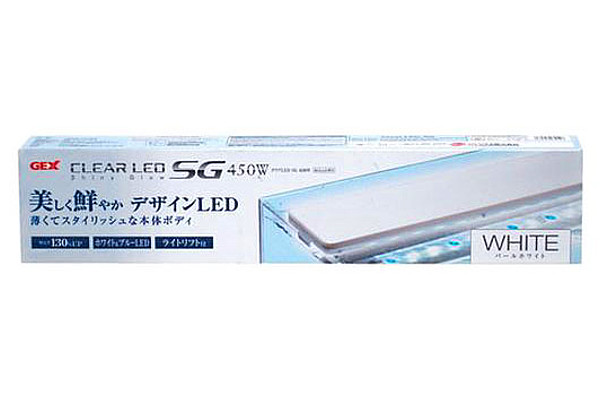 アウトレット品 ｇｅｘ クリアｌｅｄ ｓｇ４５０ｗ パールホワイト お一人様6個まで 熱帯魚 水槽 飼育セットの通販なら トロピカルワールド