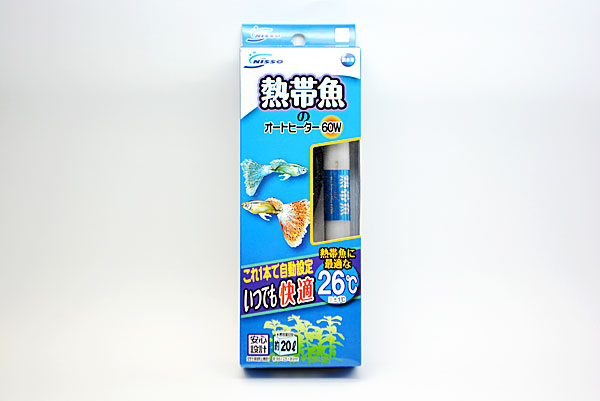 ニッソー 熱帯魚のオートヒーター ６０Ｗ ２６℃固定式 | 熱帯魚・水槽