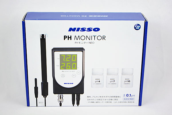 ニッソー ＰＨモニター ＮＥＯ pH、水温を同時に24時間常時計測 