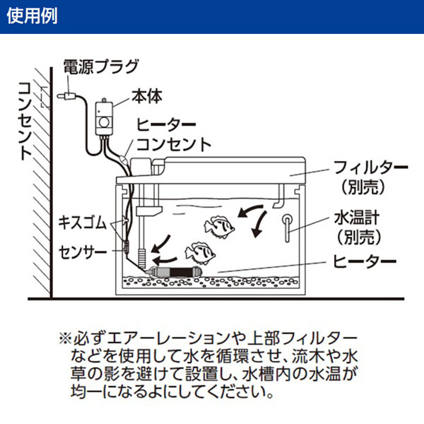 ニッソー プロテクトプラス Ｒ－１６０Ｗ 60cm(64L)以下水槽適合 サーモスタット＆ヒーター |  熱帯魚・水槽・飼育セットの通販なら【トロピカルワールド】