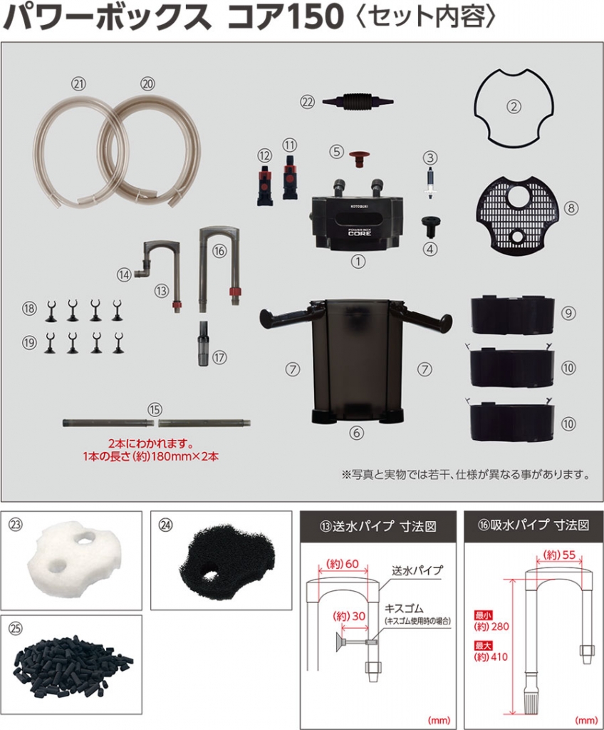 送料無料】 コトブキ パワーボックスコア １５０ 75～90cm水槽用・外部式フィルター | 熱帯魚・水槽・飼育セットの通販なら【トロピカルワールド】